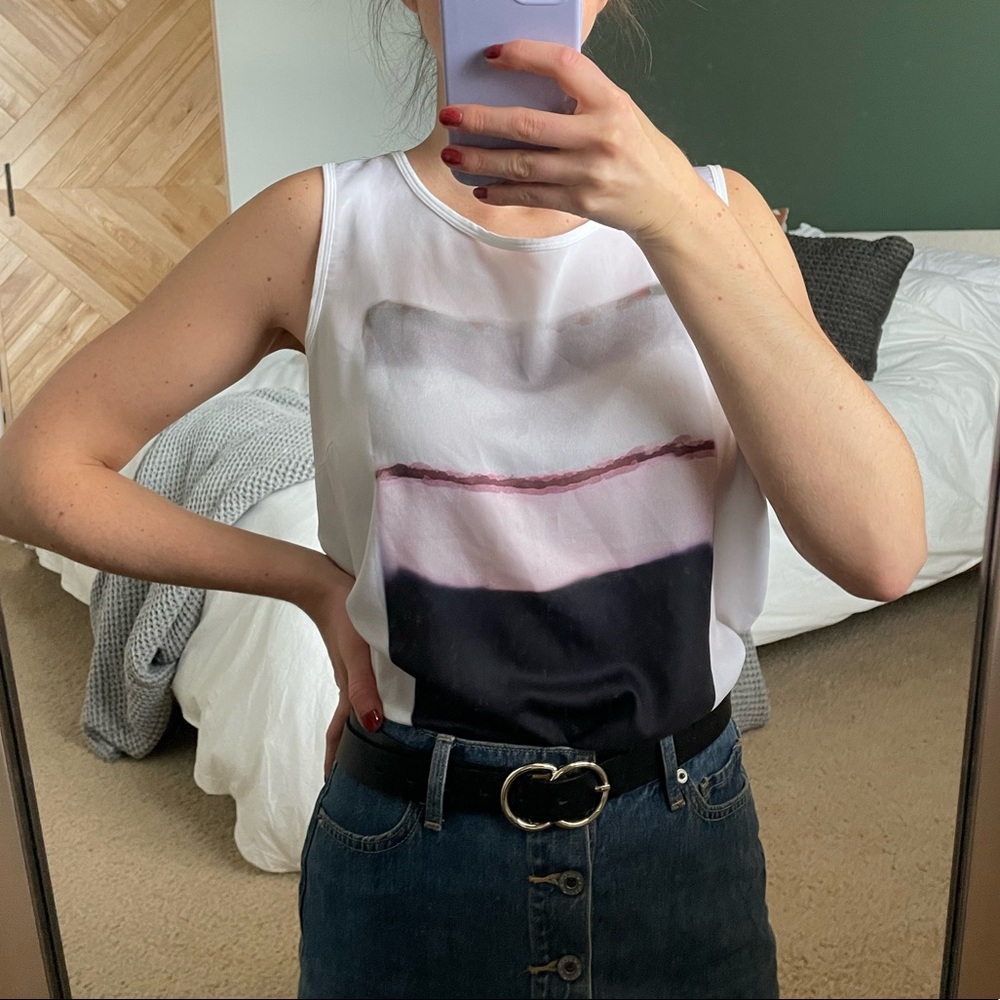 SOLD-Satin tank